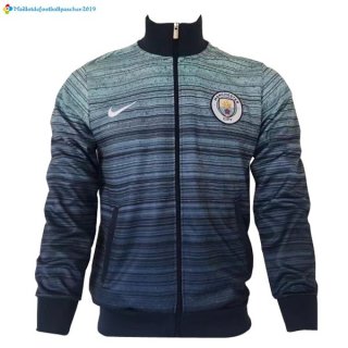 Veste Manchester City 2017 2018 Bleu Veste Manchester City 2017 2018 Bleu