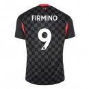 Maillot Liverpool NO.9 Firmino Third 2020 2021 Noir