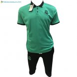 Polo Real Madrid Ensemble Complet 2017 2018 Vert Noir