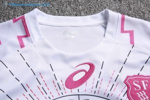 Maillot Rugby Stade Français Paris Exterieur 2017 2018 Blanc