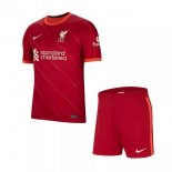 Maillot Liverpool Domicile Enfant 2021 2022 Rouge