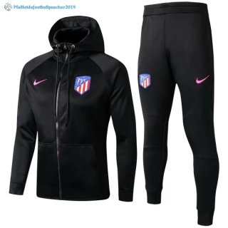 Survetement Atlético de Madrid 2017 2018 Noir Marine