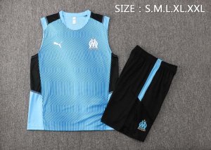 Maillot Marseille Sans Manches 2022 Bleu