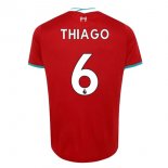 Maillot Liverpool NO.6 Thiago Domicile 2020 2021 Rouge