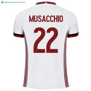 Maillot Milan Exterieur Musacchio 2017 2018