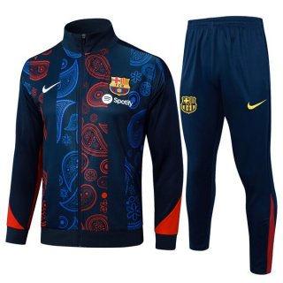 Survetement Barcelone 2025-2026 Bleu Rouge 2