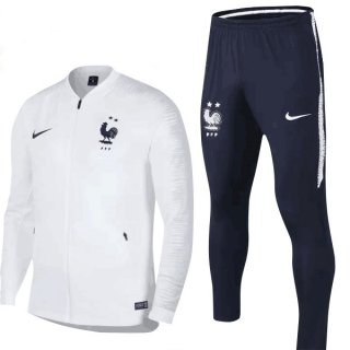Survetement France Championne du Monde 2018 Blanc Bleu Survetement France Championne du Monde 2018 Blanc Bleu