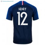 Maillot France Domicile Henry 2018 Bleu