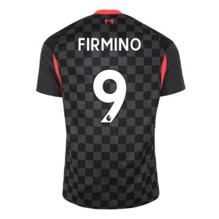 Maillot Liverpool NO.9 Firmino Third 2020 2021 Noir Maillot Liverpool NO.9 Firmino Third 2020 2021 Noir