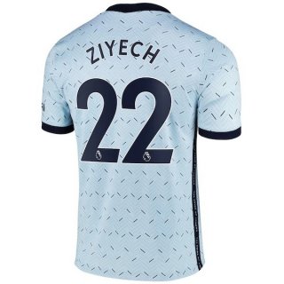 Maillot Chelsea NO.22 Ziyech Exterieur 2020 2021 Bleu