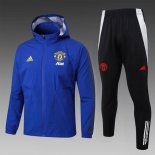 Coupe Vent Manchester United Ensemble Complet 2025-2026 Bleu