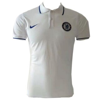 Polo Chelsea 2019 2020 Blanc Polo Chelsea 2019 2020 Blanc