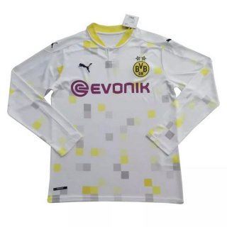 Thailande Maillot Borussia Dortmund Third ML 2020 2021 Blanc