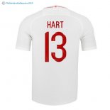 Maillot Angleterre Domicile Hart 13 2018 Blanc