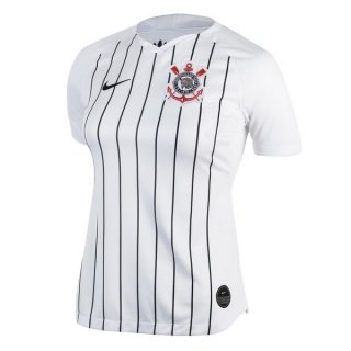 Maillot Corinthians Paulista Domicile Femme 2019 2020 Blanc