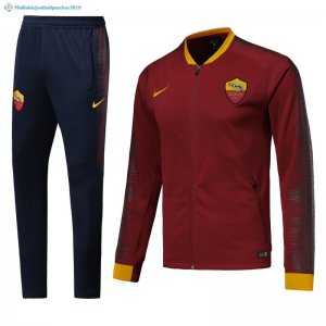 Survetement AS Roma 2018 2019 Rouge Marine