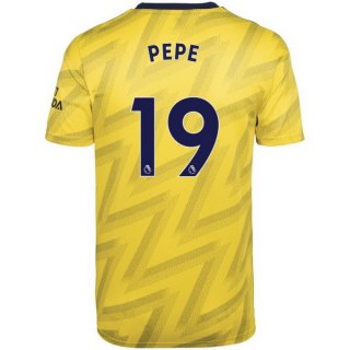 Maillot Arsenal NO.19 Pepe Exterieur 2019 2020 Jaune