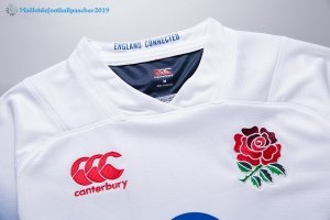 Maillot Rugby Angleterre Domicile 2017 2018 Blanc