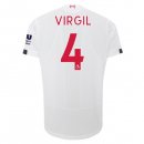 Maillot Liverpool NO.4 Virgil Exterieur 2019 2020 Blanc