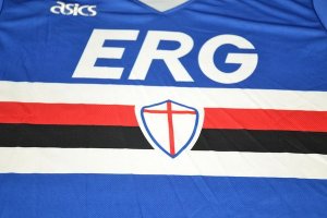 Maillot Sampdoria Domicile Retro 1990/91 Bleu