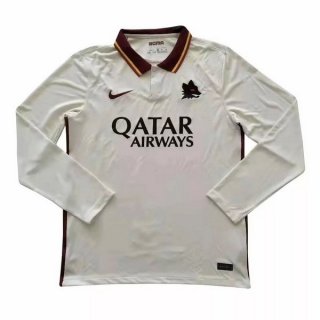 Maillot As Roma Exterieur ML 2020 2021 Blanc Maillot As Roma Exterieur ML 2020 2021 Blanc