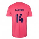 Maillot Real Madrid Exterieur NO.14 Casemiro 2020 2021 Rose