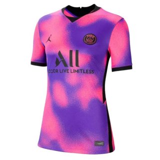 Maillot Paris Saint Germain 4ª Femme 2020 2021 Purpura