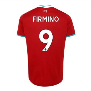 Maillot Liverpool NO.9 Firmino Domicile 2020 2021 Rouge Maillot Liverpool NO.9 Firmino Domicile 2020 2021 Rouge