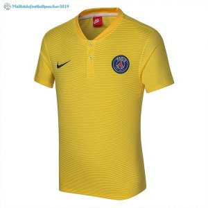 Polo Paris Saint Germain Ensemble Complet 2017 2018 Jaune