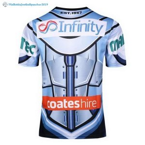 Maillot Rugby Cronulla Sharks Auckland 9's 2017 2018 Bleu