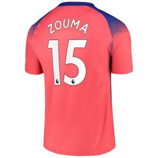 Maillot Chelsea NO.15 Zouma Third 2020 2021 Orange Maillot Chelsea NO.15 Zouma Third 2020 2021 Orange
