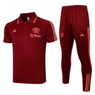 Polo Manchester United Ensemble Complet 2024 Rouge Polo Manchester United Ensemble Complet 2024 Rouge