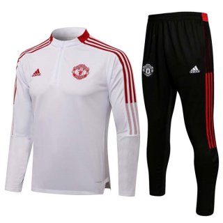 Training Top Manchester United 2022 Blanc Noir