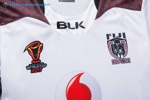 Champions Maillot Rugby Fidji RLWC 2017 2018 Blanc