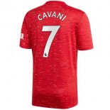 Maillot Manchester United NO.7 Cavani Domicile 2020 2021 Rouge