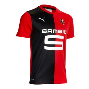 Maillot Stade Rennais Domicile 2019 2020 Noir Rouge