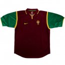 Maillot Portugal Domicile Retro 1999 Rouge