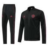 Survetement Manchester United 2019 2020 Noir Rouge