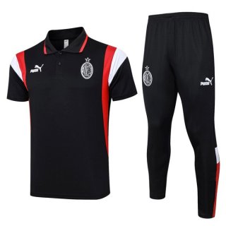 Polo AC Milan Ensemble Complet 2024 Noir Polo AC Milan Ensemble Complet 2024 Noir