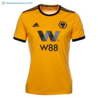 Maillot Wolves Domicile 2018 2019 Jaune Maillot Wolves Domicile 2018 2019 Jaune