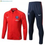 Survetement Paris Saint Germain 2017 2018 Rouge Bleu Marine