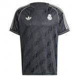 Thailande Maillot Real Madrid Cotton 2025-2026 Gris
