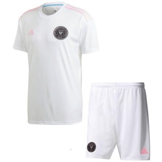 Maillot Inter Miami Exterieur Enfant 2020 2021 Blanc