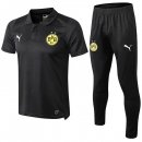 Polo Borussia Dortmund Ensemble Complet 2019 2020 Noir
