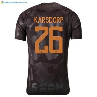 Maillot AS Roma Third karsdorp 2017 2018