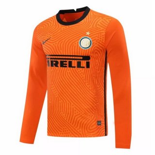 Maillot Inter Milan ML Gardien 2020 2021 Orange