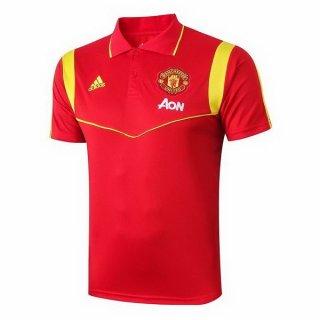Polo Manchester United 2019 2020 Rouge Or Polo Manchester United 2019 2020 Rouge Or