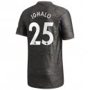 Maillot Manchester United NO.25 Ighalo Exterieur 2020 2021 Noir