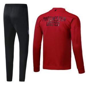 Survetement Manchester United 2018 2019 Rouge Noir