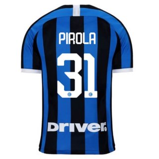 Maillot Inter Milan NO.31 Pirola Domicile 2019 2020 Bleu Maillot Inter Milan NO.31 Pirola Domicile 2019 2020 Bleu